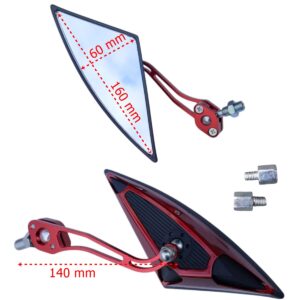 AYNA ÜÇGEN MODİFİYE KIRMIZI 8-10 mm