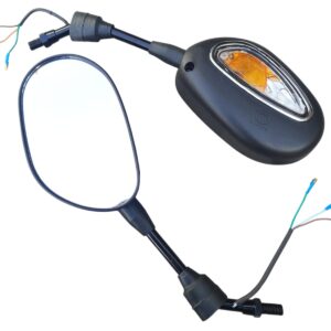 SCOOTER AYNA SİNYALLİ-PARKLI SİYAH 10 mm